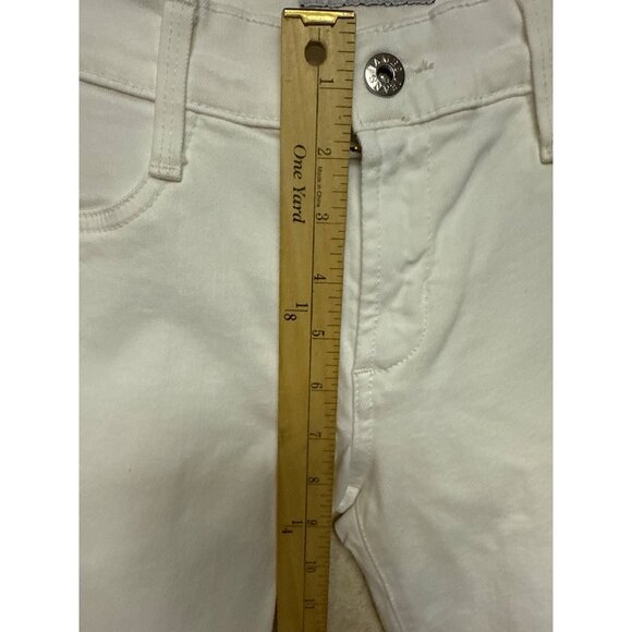 James Jeans Women's Leggings Faux Front Pockets Twiggy White Size 24 NEW Spots - Picture 7 of 12